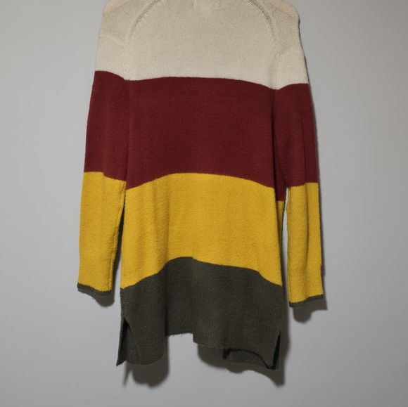 Fall Jordache Color Block Open Front Long Knit sweater - Picture 6 of 7